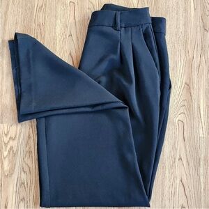 HOUSE OF HARLOW 1960 WOMEN'S BLACK WIDE LEG PANTS SIZE 4